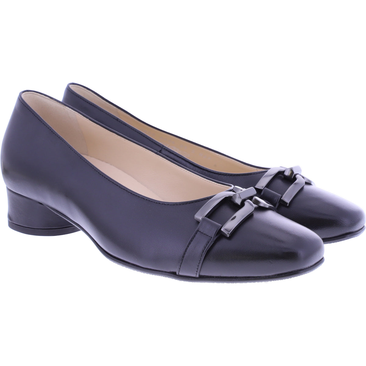 Hassia | Roma | Schwarz | Lammleder | Wechselfußbett | 9-302630-0100 | Damen Pumps