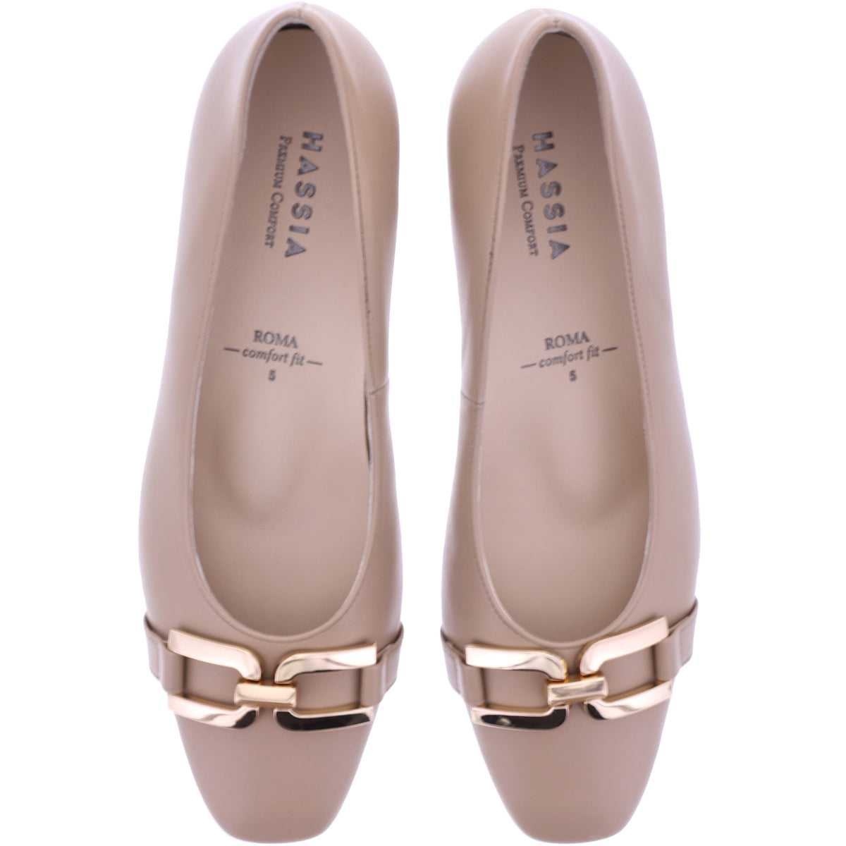 Hassia | Roma | Machiato-Braun | Lammleder | Wechselfußbett | 9-302630-2700 | Damen Pumps