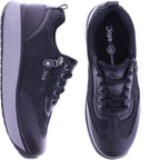 Joya | Laura | Black-Schwarz | Leder | Weite: H | 904cas | Damen Aktiv Schuhe