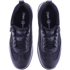 Joya | Laura | Black-Schwarz | Leder | Weite: H | 904cas | Damen Aktiv Schuhe
