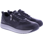 Joya | Laura | Black-Schwarz | Leder | Weite: H | 904cas | Damen Aktiv Schuhe