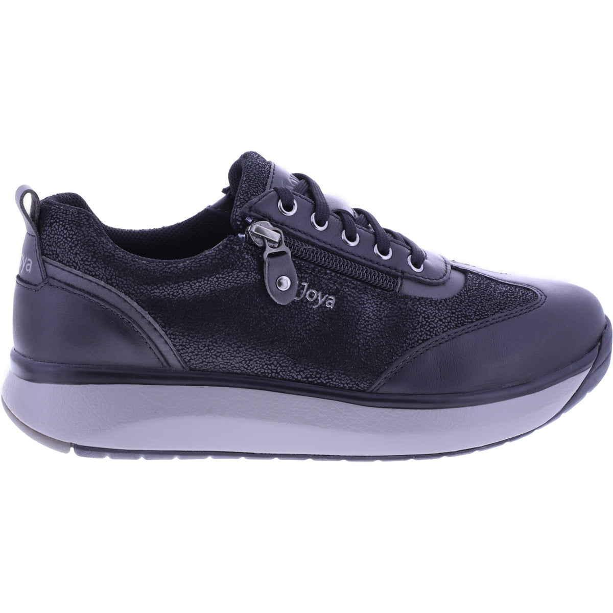 Joya | Laura | Black-Schwarz | Leder | Weite: H | 904cas | Damen Aktiv Schuhe