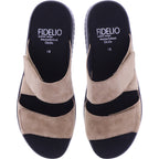Fidelio | Giulia | Toasted-Braun | Nubukleder | Weite: G½ | Damen Pantoletten
