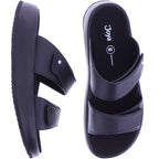 Joya | Vienna II | Black-Schwarz | Weite: H | 923san | Damen Aktiv Pantoletten