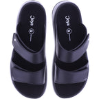 Joya | Vienna II | Black-Schwarz | Weite: H | 923san | Damen Aktiv Pantoletten