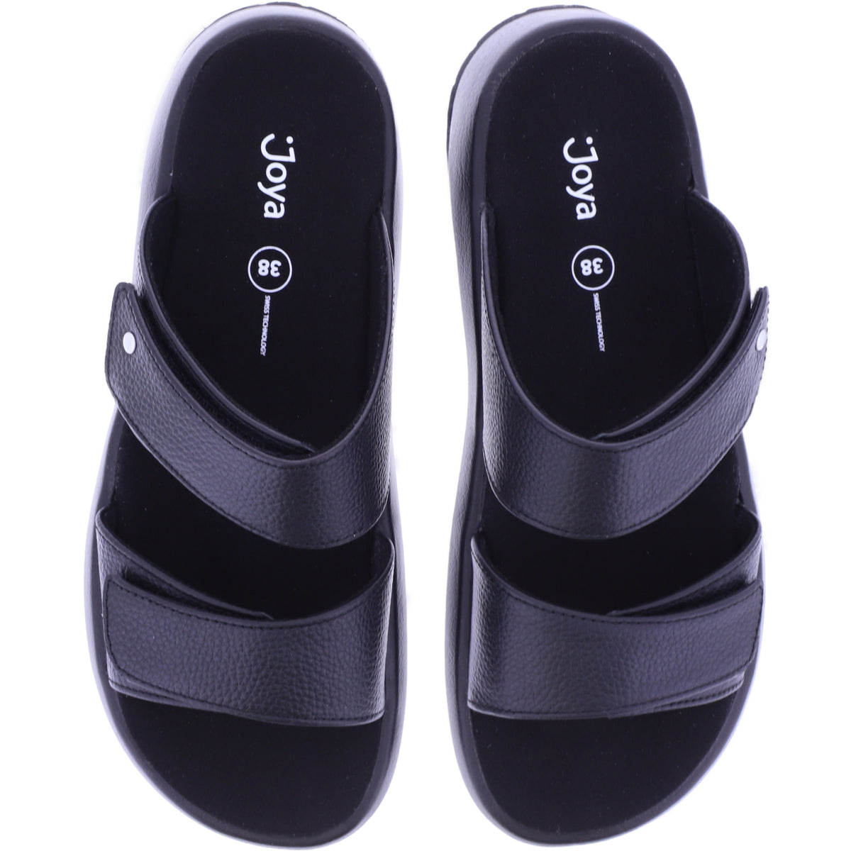 Joya | Vienna II | Black-Schwarz | Weite: H | 923san | Damen Aktiv Pantoletten