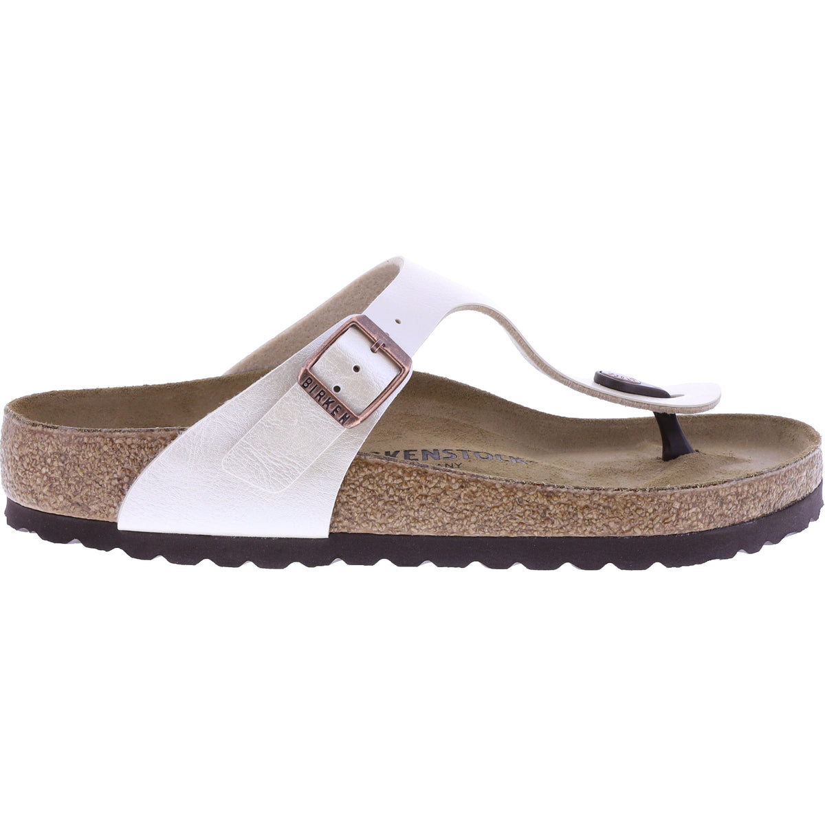 Birkenstock | Gizeh | Graceful Pearl White | Birko-Flor | Weite: Normal | 943871 | Damen