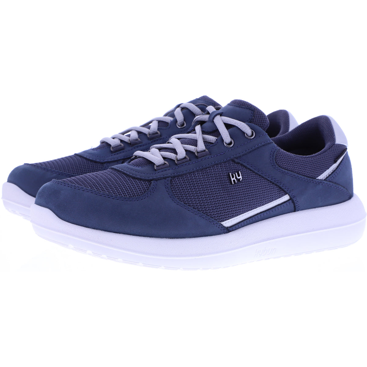 kybun / Modell: Rolle / Farbe: Navy-Blau / Leder-Textil / Weite: Weit / Herren Schnürer