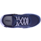 kybun / Modell: Rolle / Farbe: Navy-Blau / Leder-Textil / Weite: Weit / Herren Schnürer