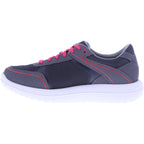 kybun / Modell: Tenero 20 / Farbe: Grey-Pink / Leder-Textil / Weite: Normal / Damen Aktiv Schnürer