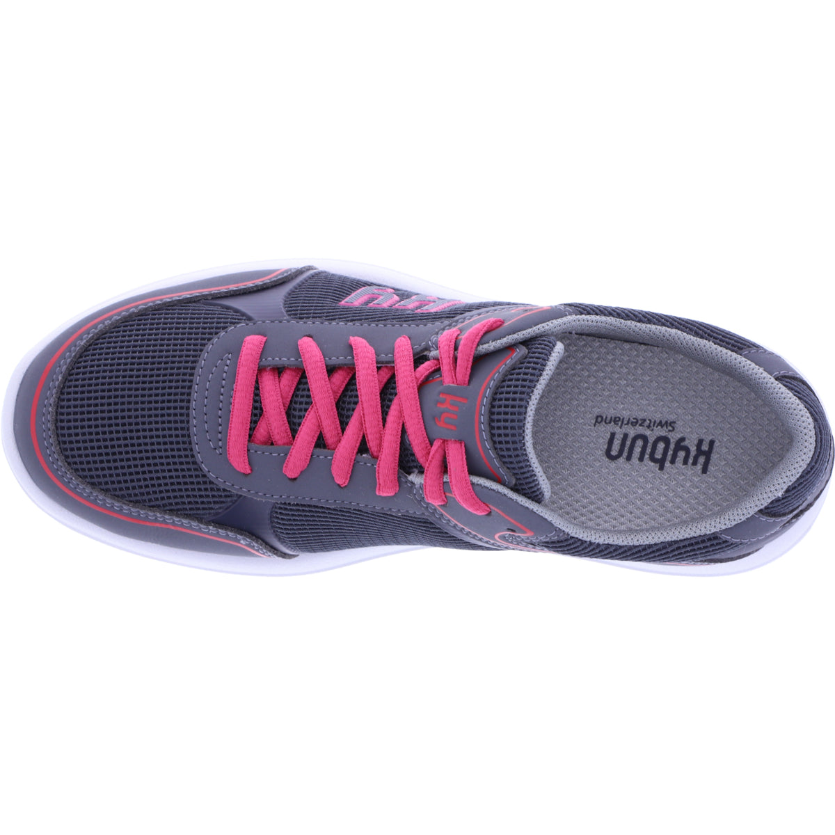 kybun / Modell: Tenero 20 / Farbe: Grey-Pink / Leder-Textil / Weite: Normal / Damen Aktiv Schnürer