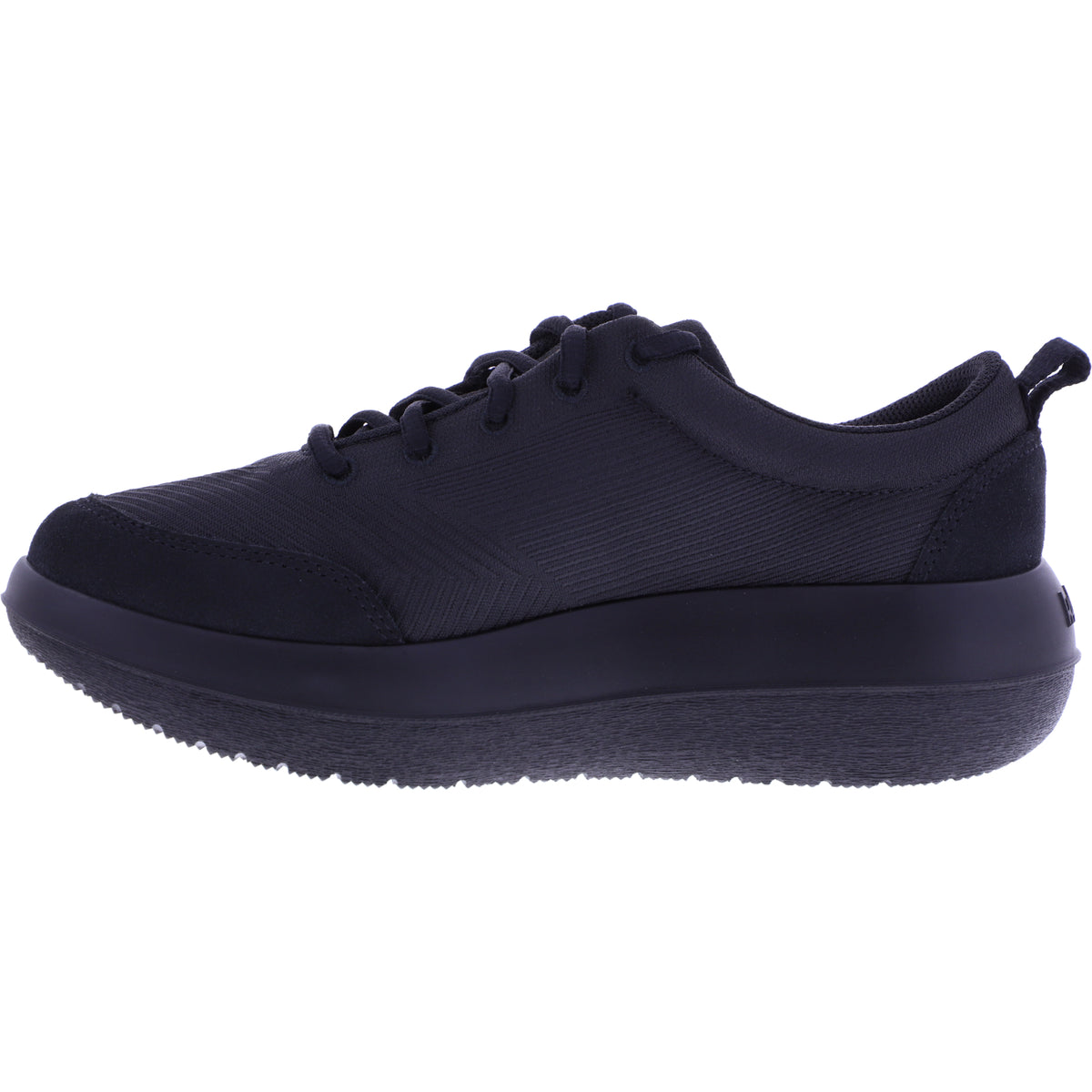kybun | Bauma 20 | Black-Schwarz | Jacquard Stoff | Strato-Sohle | Damen Premium Aktiv Schnürer