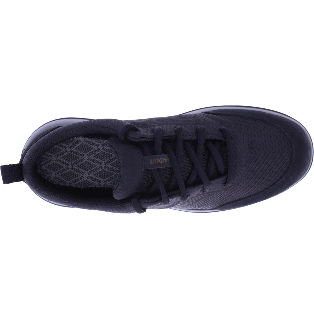 kybun | Bauma 20 | Black-Schwarz | Jacquard Stoff | Strato-Sohle | Damen Premium Aktiv Schnürer