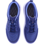 kybun | Bauma 20 | Blue-Blau | Jacquard Stoff | Strato-Sohle | Damen Premium Aktiv Schnürer