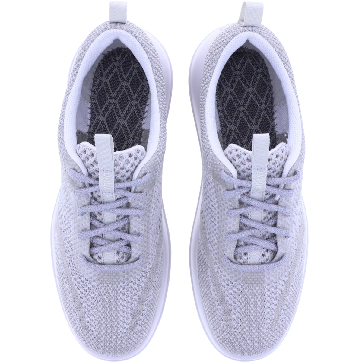 kybun / Modell: Biel / Farbe: Silver-Grau / Mesh-Textil / Weite: Weit / Damen Aktiv Schnürer