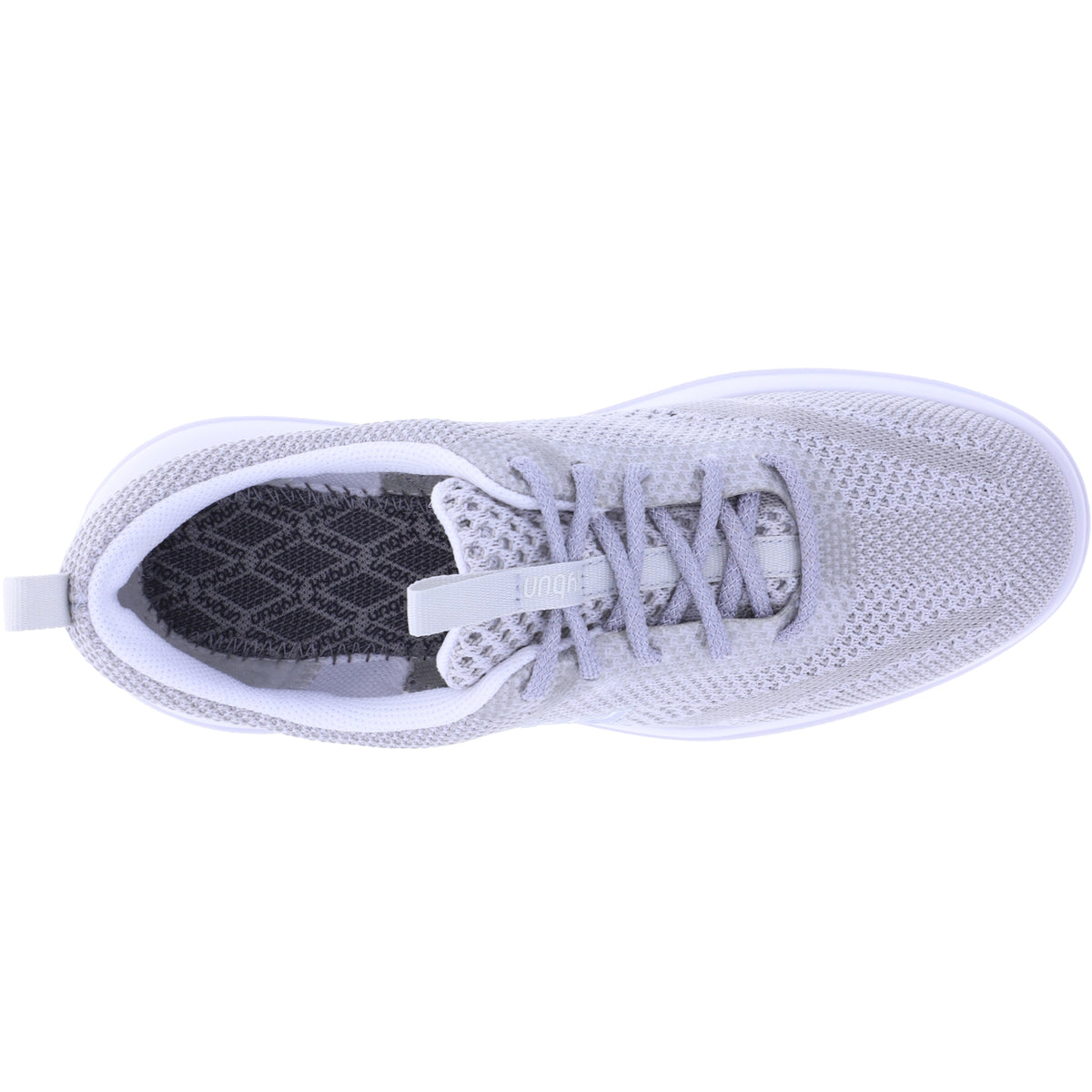 kybun / Modell: Biel / Farbe: Silver-Grau / Mesh-Textil / Weite: Weit / Damen Aktiv Schnürer