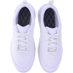 kybun | Bauma 20 | White-Weiß | Jacquard Stoff | Strato-Sohle | Damen Premium Aktiv Schnürer