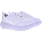 kybun | Bauma 20 | White-Weiß | Jacquard Stoff | Strato-Sohle | Damen Premium Aktiv Schnürer