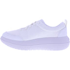 kybun | Bauma 20 | White-Weiß | Jacquard Stoff | Strato-Sohle | Damen Premium Aktiv Schnürer