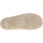 Glerups / Modell: "B" / Denim/Blau Wollfilz / Kalbsleder-Sohle / Offene Pantoffeln