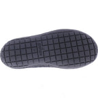 Glerups / Modell: "BR" / Charcoal-Schwarz Wollfilz / Schwarze-Sohle / Offene Pantoffeln