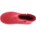 Glerups / Modell: "G" / Rot Wollfilz / Kalbsleder-Sohle / Geschlossene Schuhe