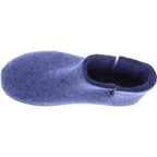 Glerups / Modell: "G" / Denim/Blau Wollfilz / Kalbsleder-Sohle / Geschlossene Schuhe