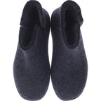 Glerups / Modell: "GR" / Charcoal-Anthrazit Wollfilz / Schwarz-Sohle / Geschlossene Schuhe