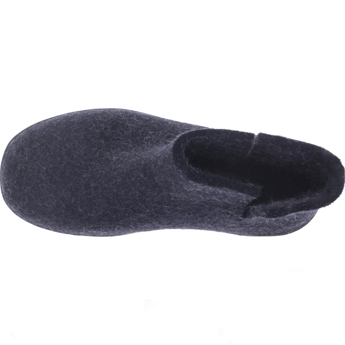 Glerups / Modell: "GR" / Charcoal-Anthrazit Wollfilz / Schwarz-Sohle / Geschlossene Schuhe
