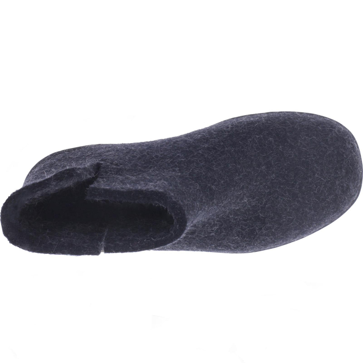 Glerups / Modell: "GR" / Charcoal-Anthrazit Wollfilz / Schwarz-Sohle / Geschlossene Schuhe