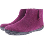 Glerups / Modell: "GR" / Cranberry Wollfilz / Schwarz-Sohle / Geschlossene Schuhe