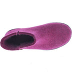 Glerups / Modell: "GR" / Cranberry Wollfilz / Schwarz-Sohle / Geschlossene Schuhe