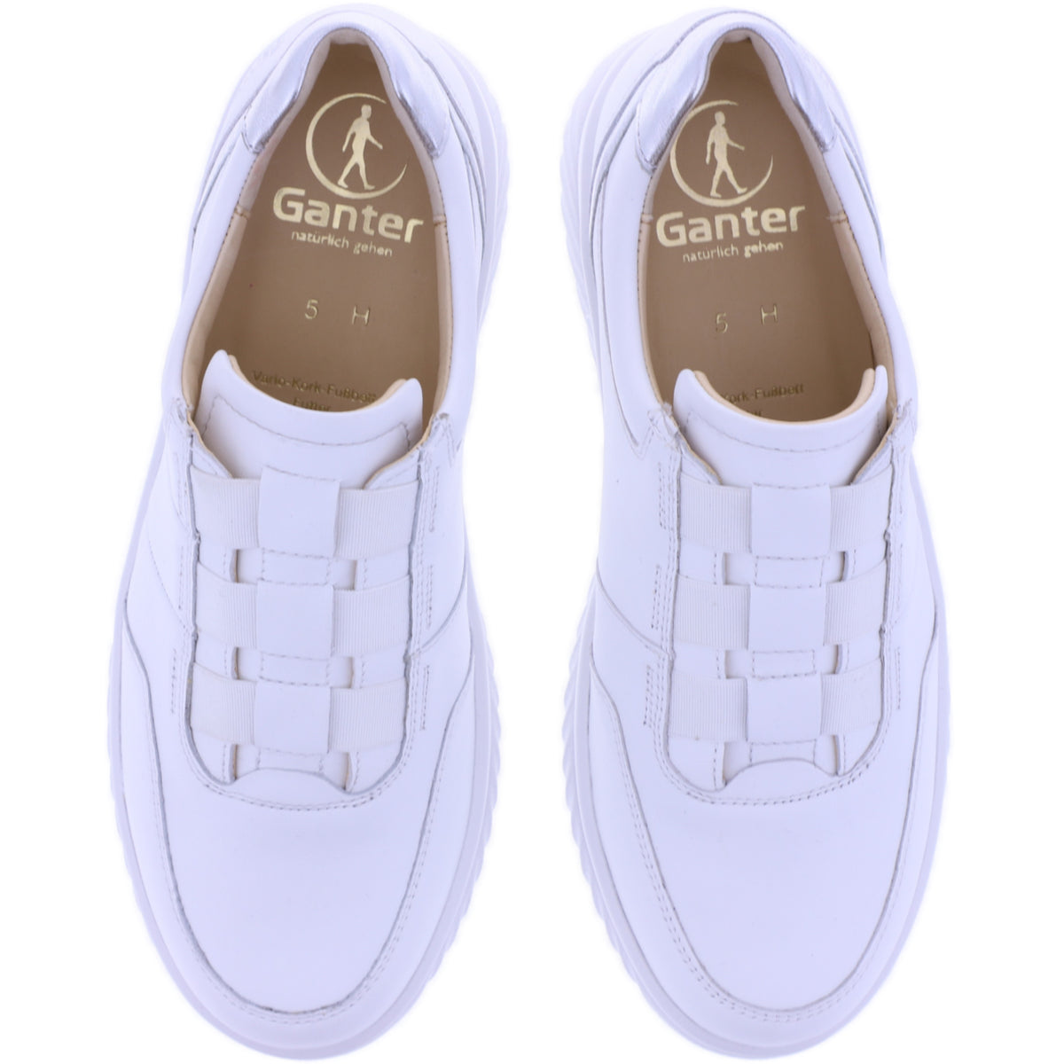 Ganter | Heike | Milk-Weiß Softleder | Weite: H | Kalbsleder | 9-204501-0600 | Damen Slip-In