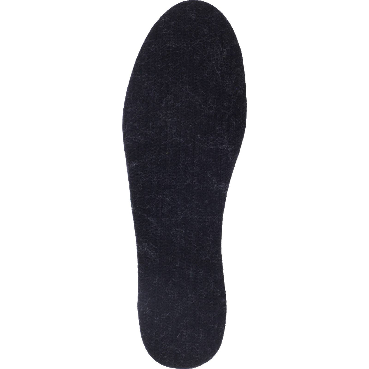 Glerups Wollfilz-Einlegesohlen / Modell: "F" / Charcoal-Anthrazit Wollfilz