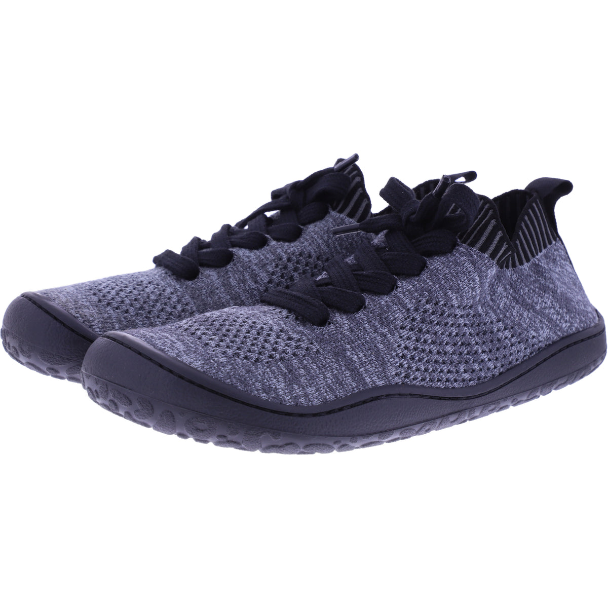 Grand Step Shoes | Essence Barefoot | Marengo-Schwarz | Knit | Herren Barfußschuhe