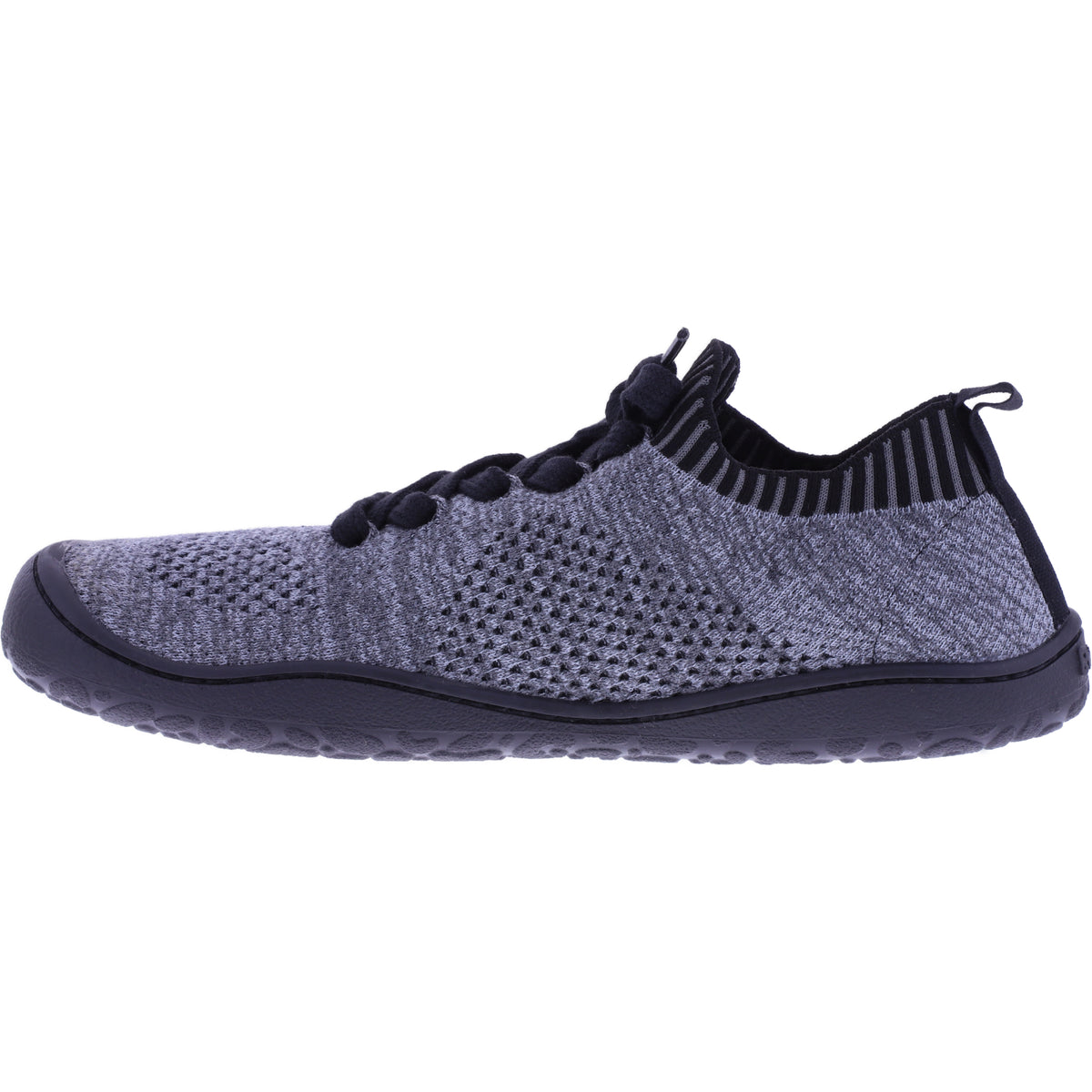Grand Step Shoes | Essence Barefoot | Marengo-Schwarz | Knit | Herren Barfußschuhe