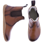 Grand Step Shoes | Kim Barefoot | Kastanie-Braun | Nappaleder mit Wollfutter | Damen Barfußschuhe