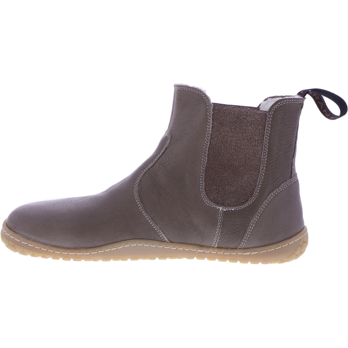 Grand Step Shoes | Kim Barefoot | Taupe | Nappaleder mit Wollfutter | Damen Barfußschuhe