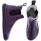 Grand Step Shoes | Kim Barefoot | Plum-Bordeaux | Nappaleder mit Wollfutter | Damen Barfußschuhe