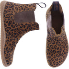 Grand Step Shoes | Kim Barefoot | Leo-Animal-Whisky | Veloursleder | Damen Barfußschuhe