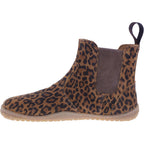 Grand Step Shoes | Kim Barefoot | Leo-Animal-Whisky | Veloursleder | Damen Barfußschuhe