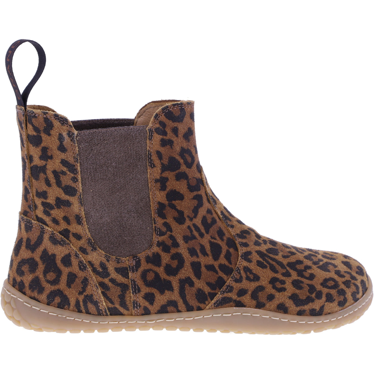 Grand Step Shoes | Kim Barefoot | Leo-Animal-Whisky | Veloursleder | Damen Barfußschuhe