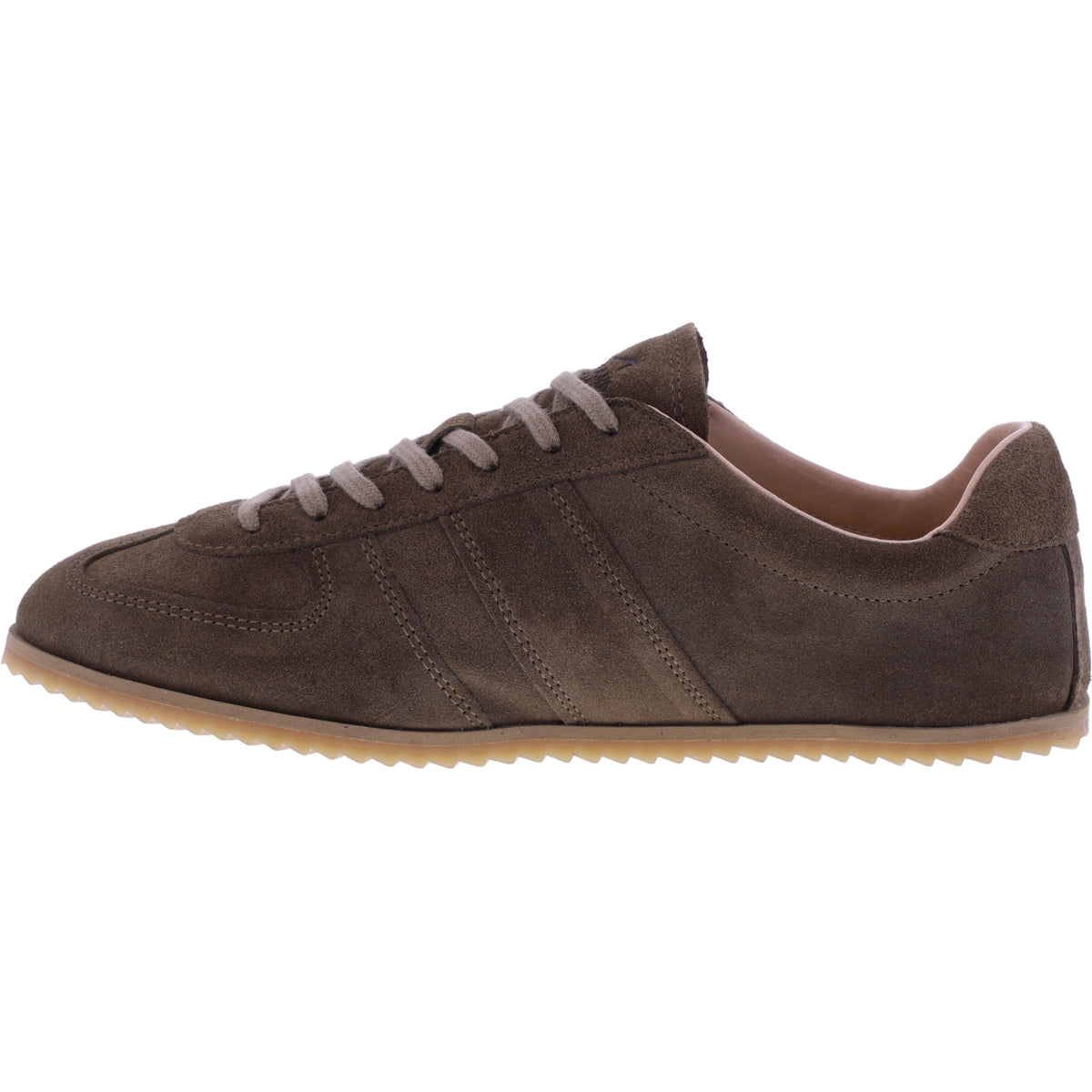 Grand Step Shoes | Zeno Sneaker | Taupe-Braun | Veloursleder | Damen Sneaker