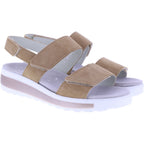Semler | Hanna | Nuss-Braun | Nubukleder | Weite: H | H3015 | Damen Komfort-Sandalen