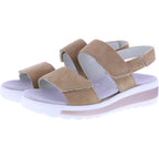 Semler | Hanna | Nuss-Braun | Nubukleder | Weite: H | H3015 | Damen Komfort-Sandalen