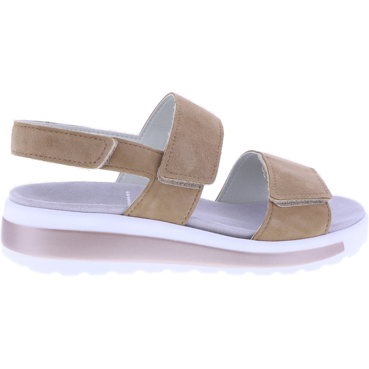 Semler | Hanna | Nuss-Braun | Nubukleder | Weite: H | H3015 | Damen Komfort-Sandalen