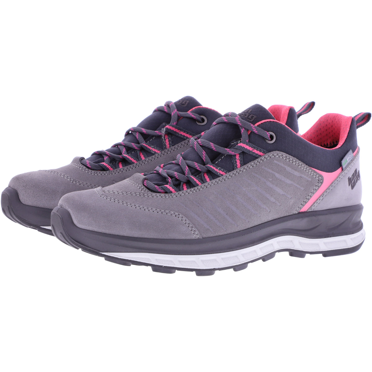 Hanwag / Modell: Blueridge Low Lady / Light Grey/Pink / Leder / Damen Schnürer