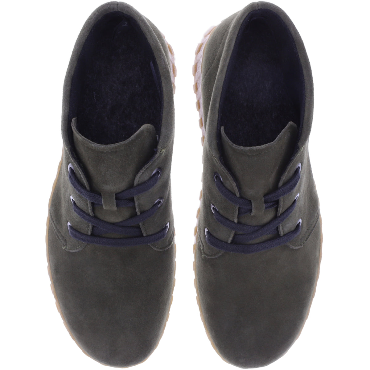 Semler | Jenny | Tanne-Oliv | Samt-Nubukleder | Weite: H | J35063 | Damen Komfort-Booties
