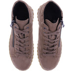 Semler | Jenny | Caramel-Braun | Samt-Nubukleder | Weite: H | J35163 | Damen Komfort-Booties