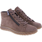 Semler | Jenny | Caramel-Braun | Samt-Nubukleder | Weite: H | J35163 | Damen Komfort-Booties